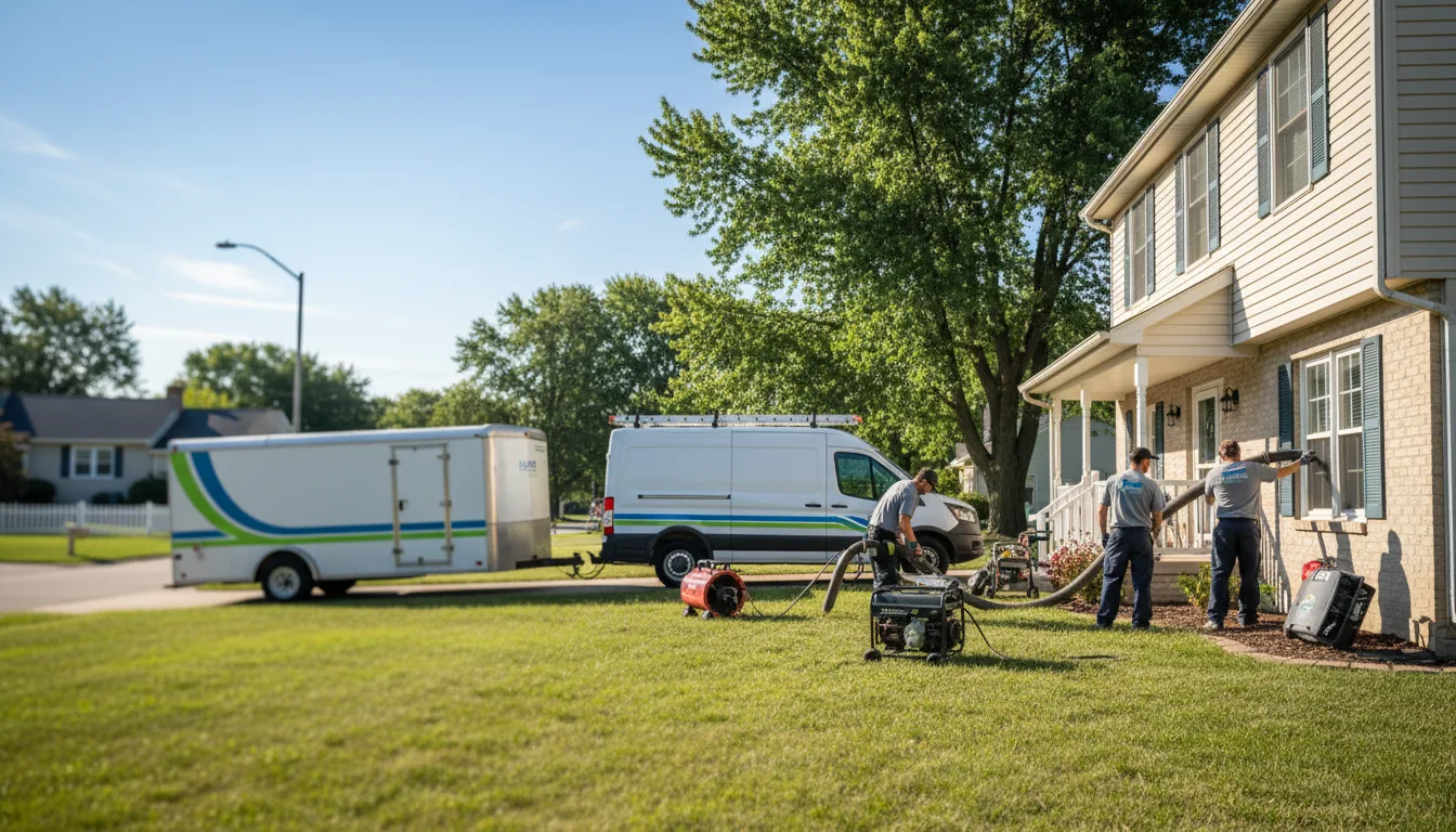 Flooded Basement Restoration And Cleanup With Repair in Barnardsville, NC near me